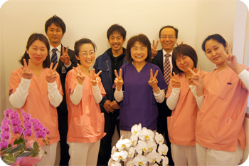 いつもの笑顔のスタッフ いつもの笑顔のスタッフ