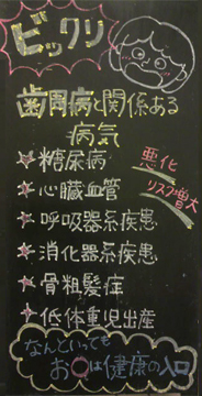 歯周病と関係ある病気